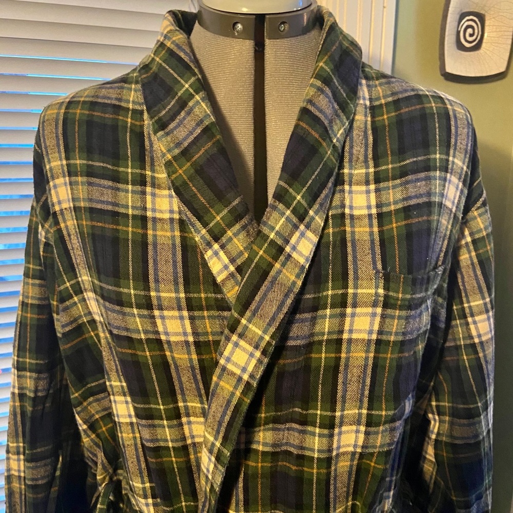 COPY - Unisex L.L. Bean plaid robe (couples match)